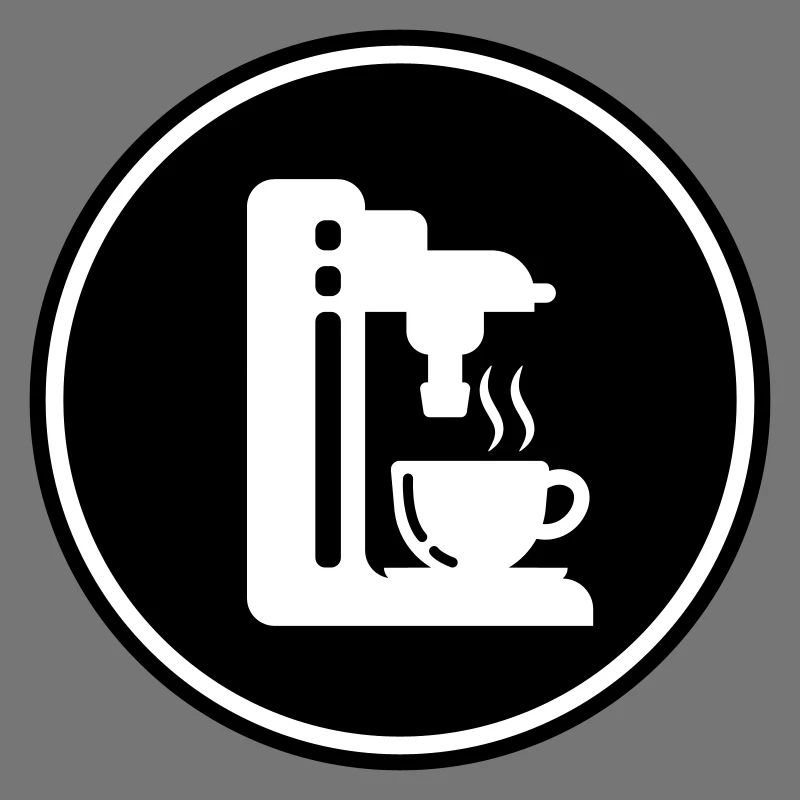 Coffee machine symbol