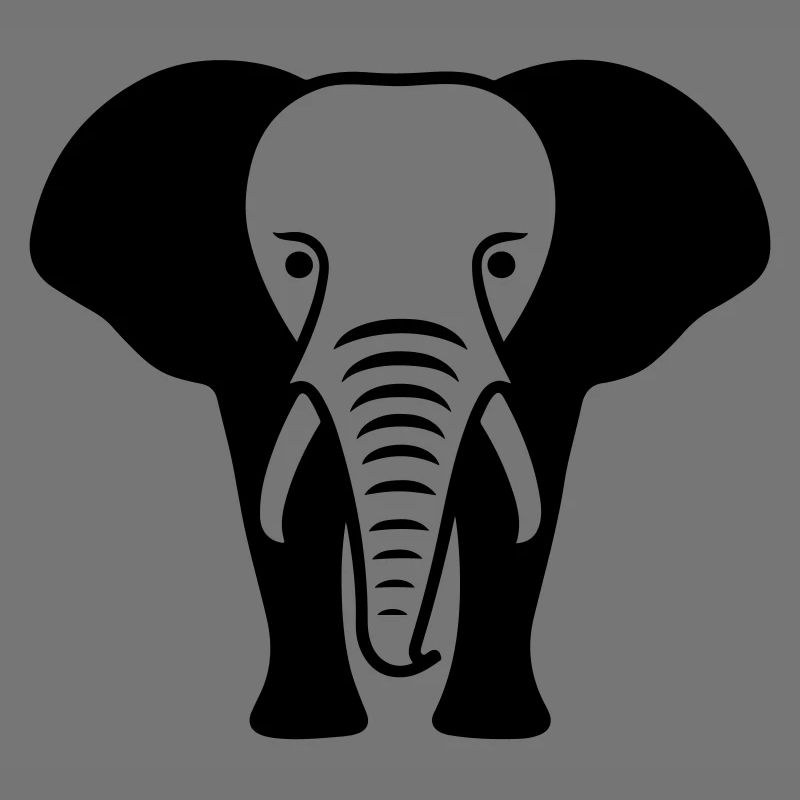Silhouette d’animal éléphant