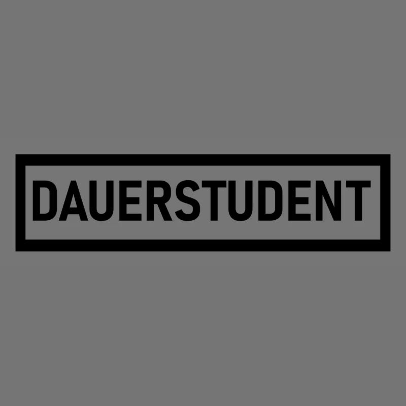 DAUERSTUDENT in schwarz