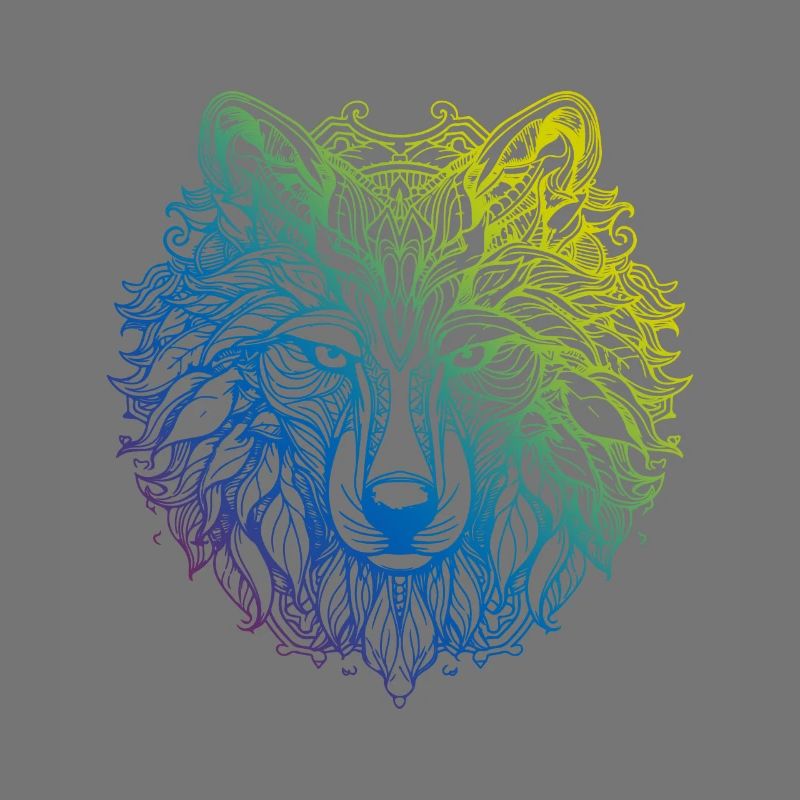 Wolf Mandala Boho