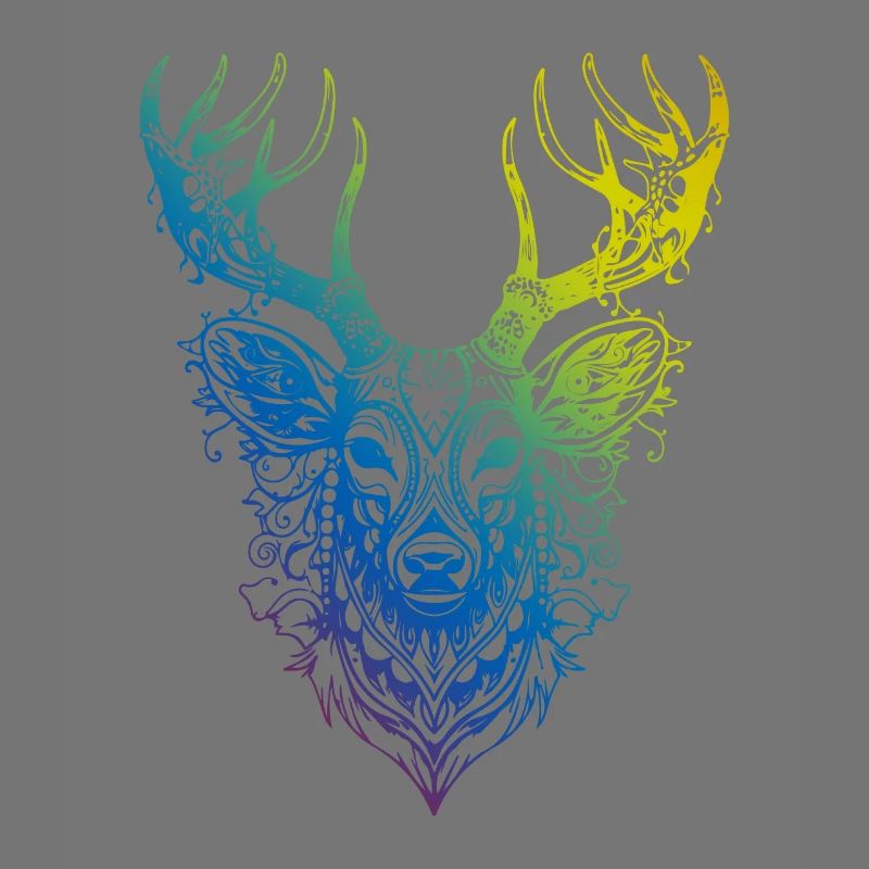 Cerf Mandala Boho