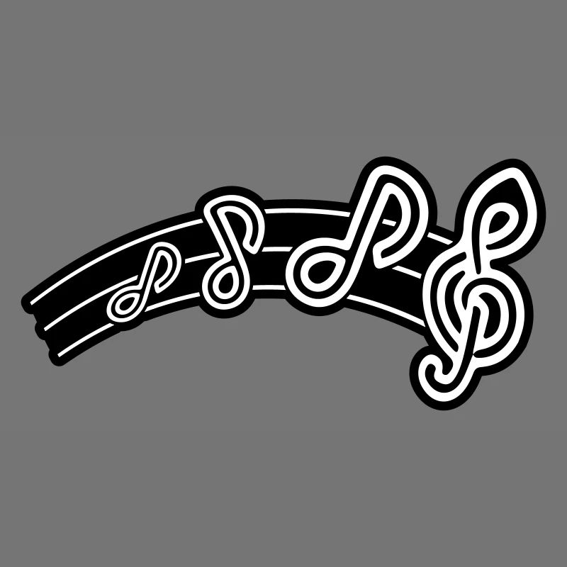 Clé de symbole de notes de musique
