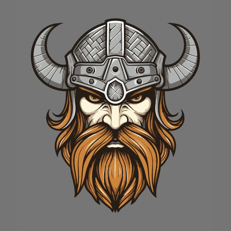 Wikinger Krieger Valhalla Kopf