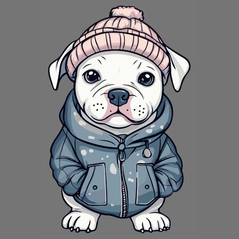 Pit Terrier Hund Stylisch