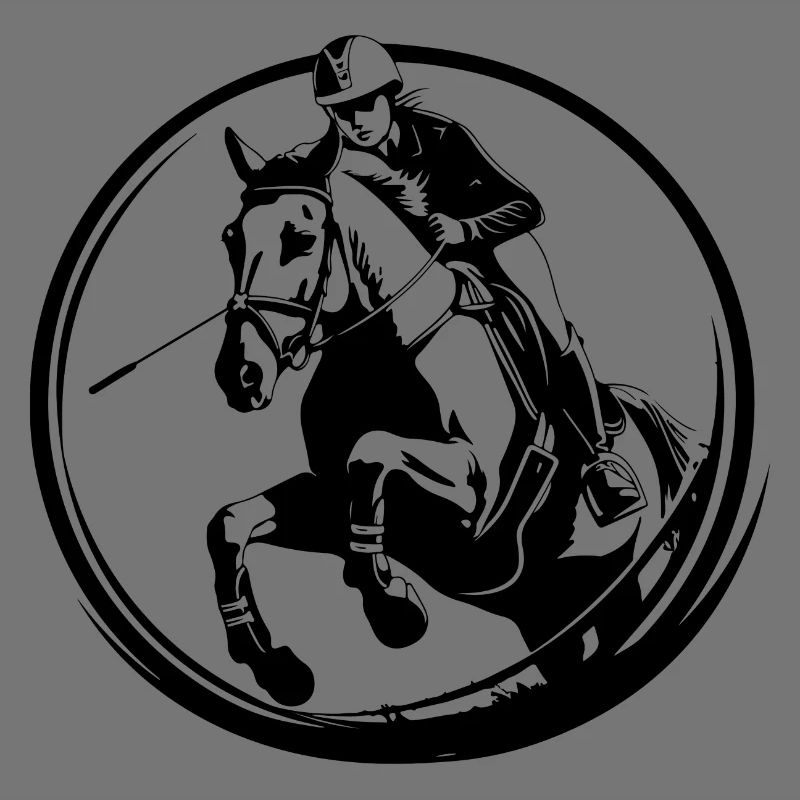 Reiten Pferd Silhouette