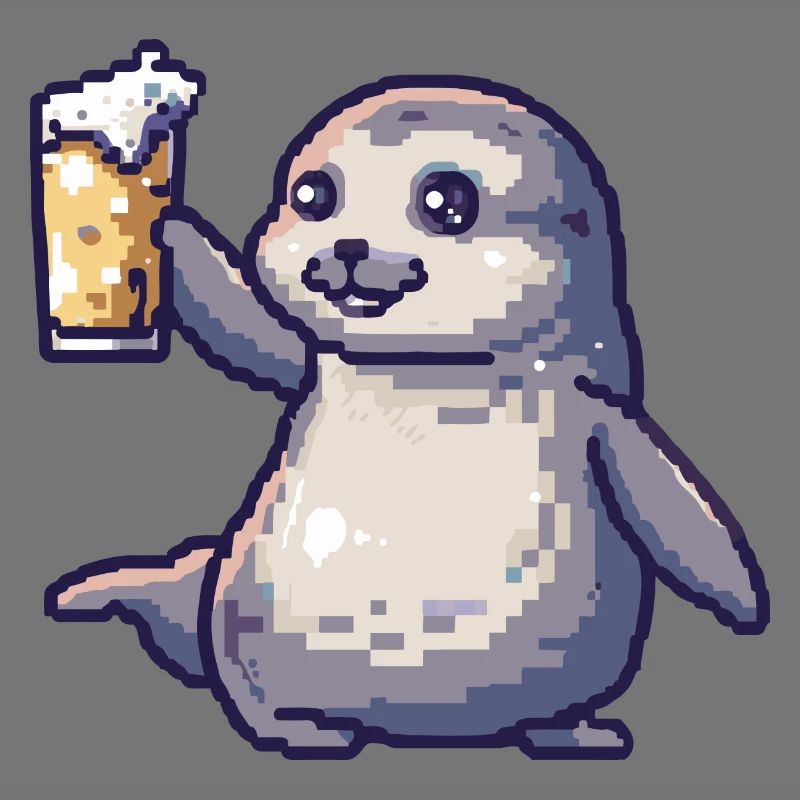 Robbe Tier Bier Pixel
