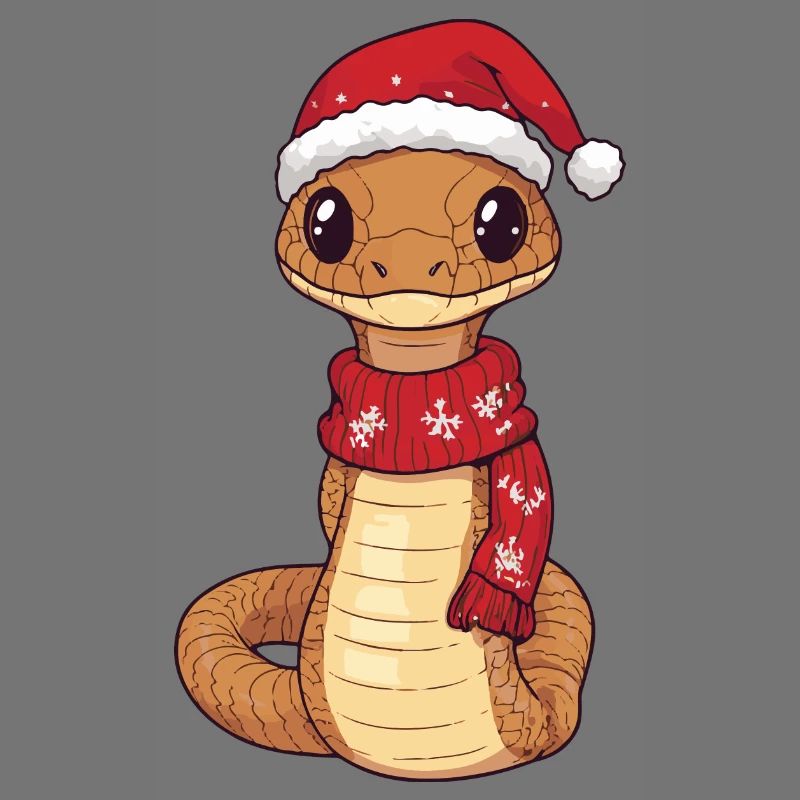 Snake Cobra Christmas Comic