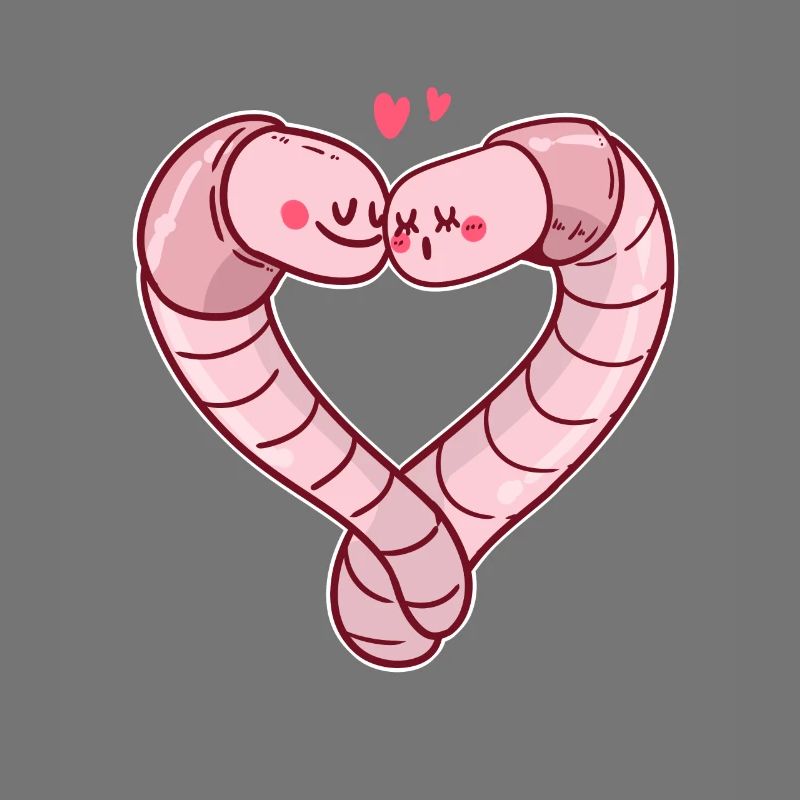 Ver de terre saint valentin