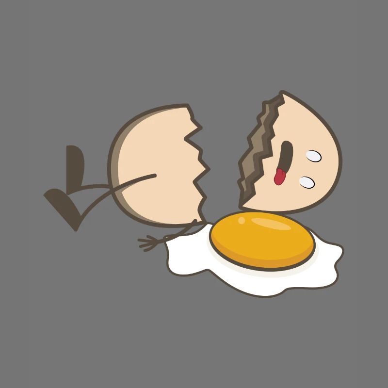 Kaputtes Ei . broken Egg
