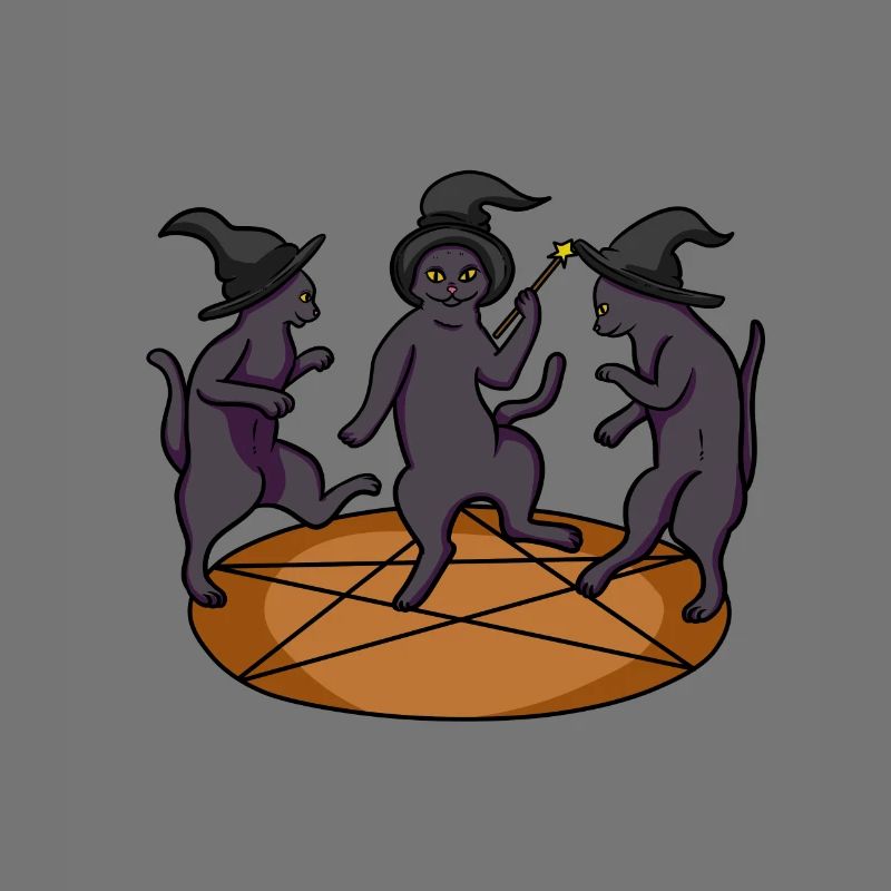 Cult Cat Dancing Magic Hat Wand Hat