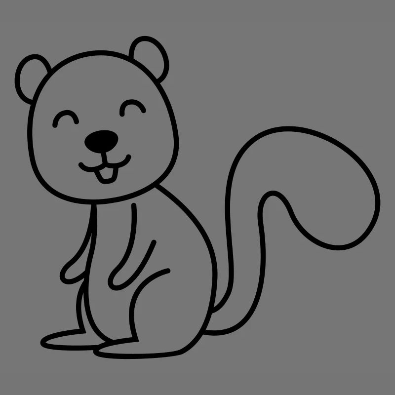 Eichhörnchen Comic Tier