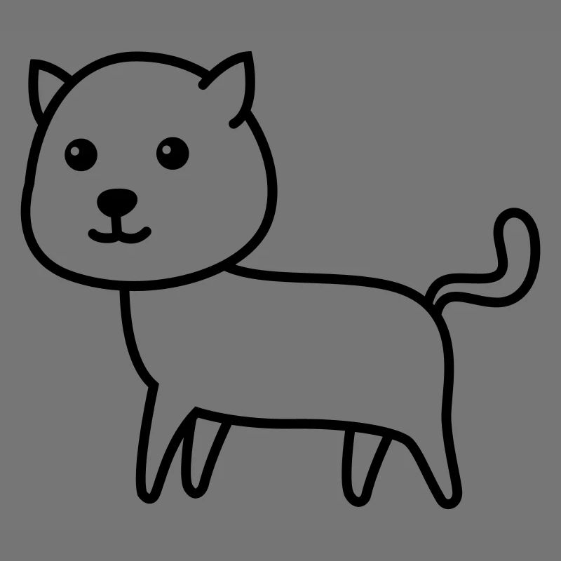 Katze Comic Tier