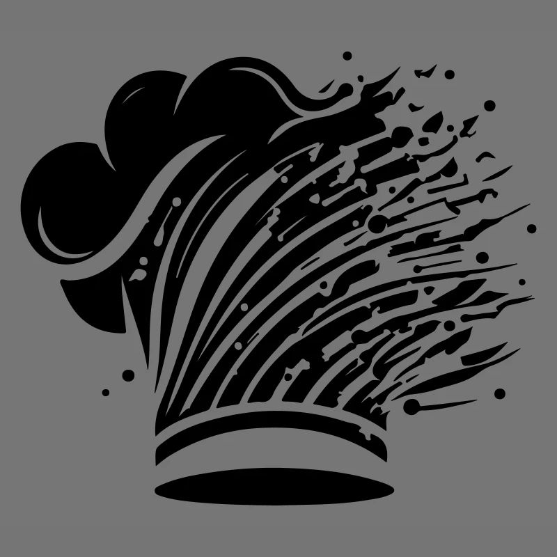 Chef's Hat Silhouette Cooking Chef