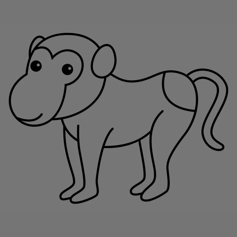 Monkey affe comic