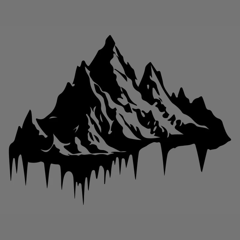 Silhouette de montagne