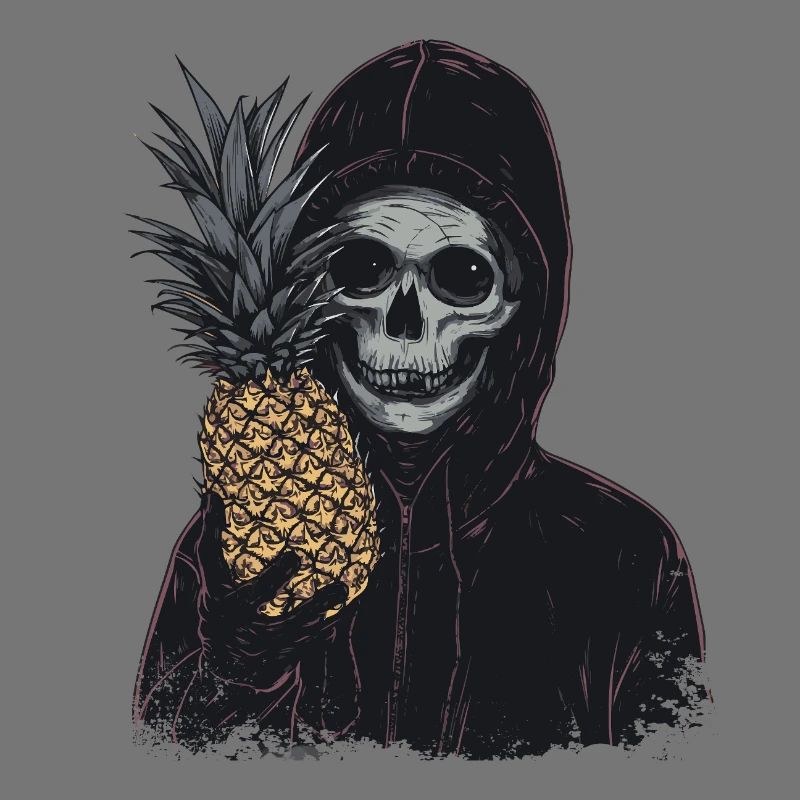 Pineapple Horror Skull