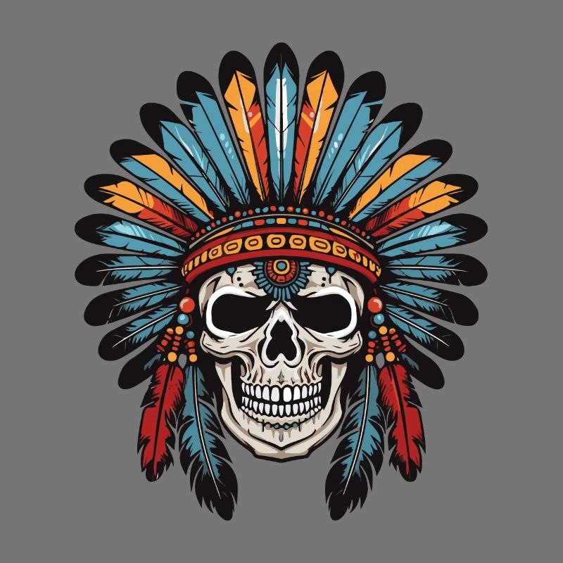 Crâne indien Apache