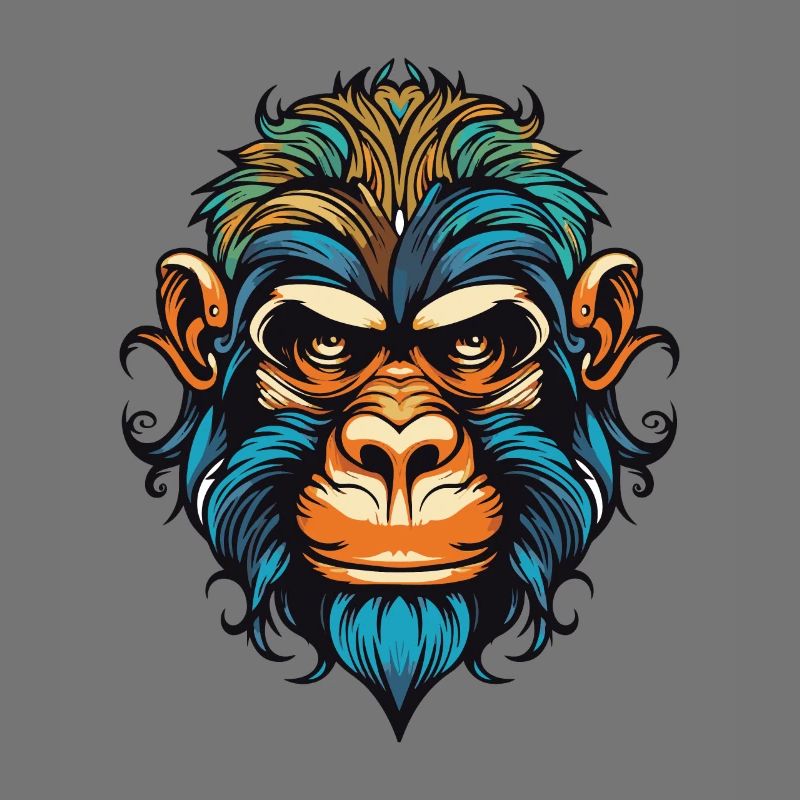 Affe Kopf