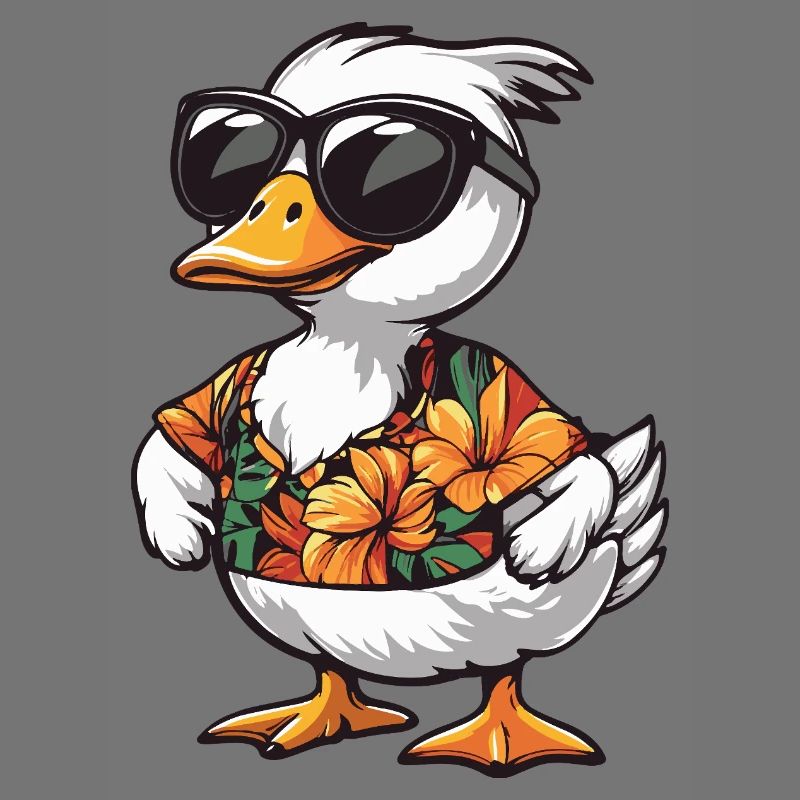 Gans Comic Cool Sommer