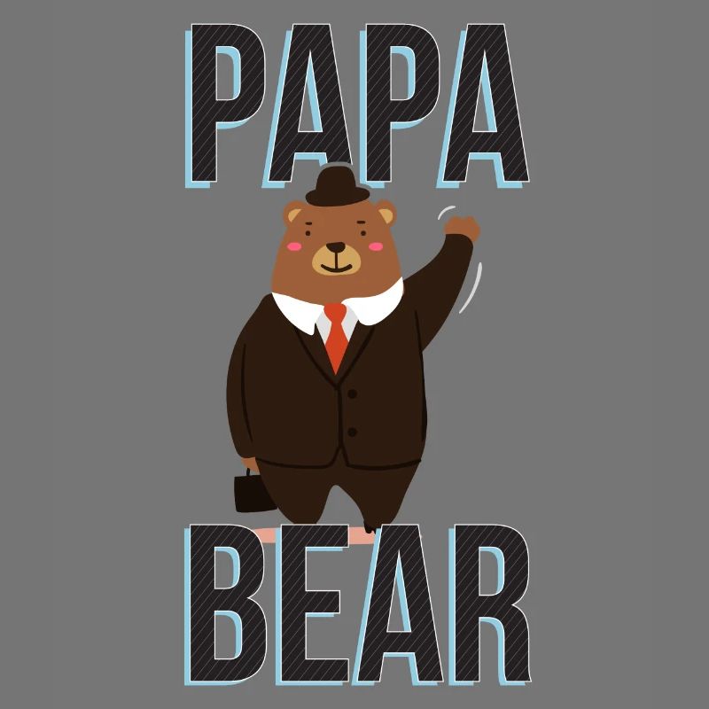 Papa Bear Working Bear