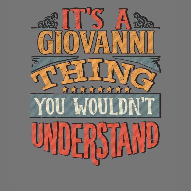 C’est une chose de Giovanni que vous ne comprendriez pas -