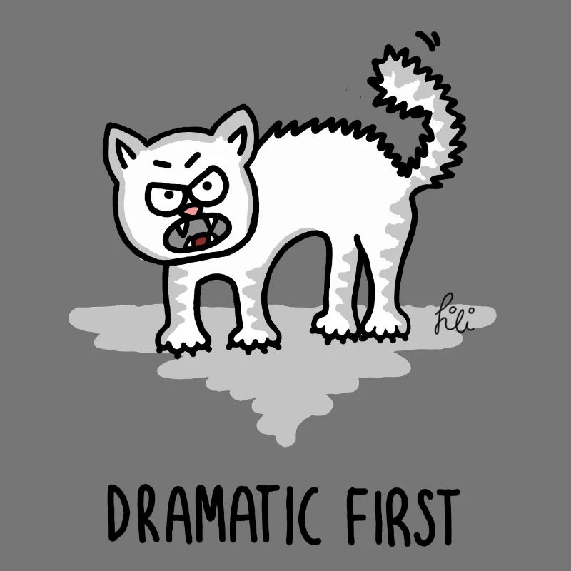Dramatic First – Le chat en mode drame