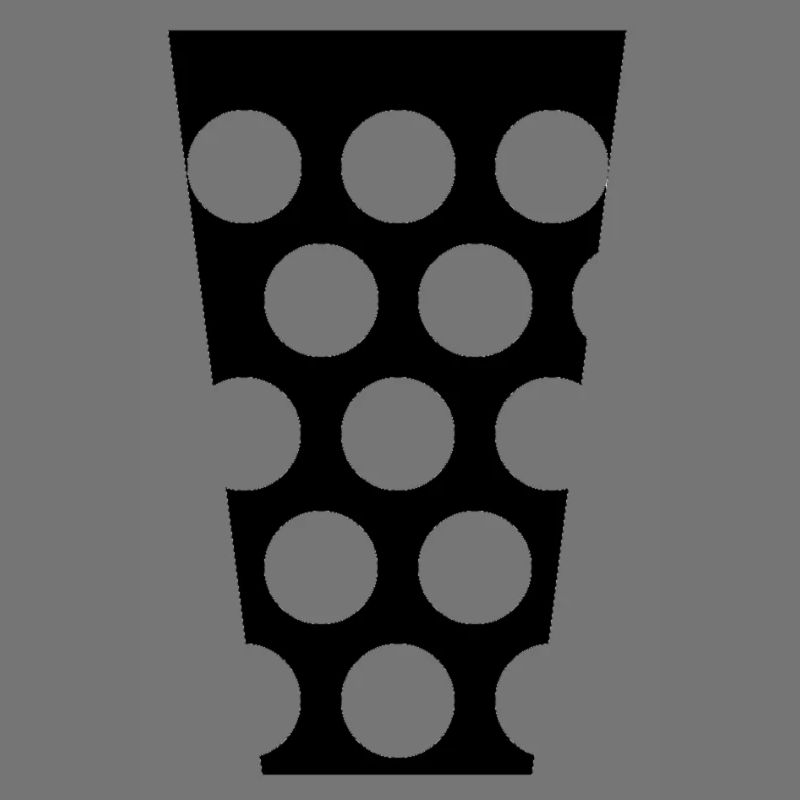 Dubbeglas schwarz