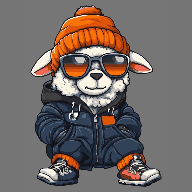 Sheep Winter Comic