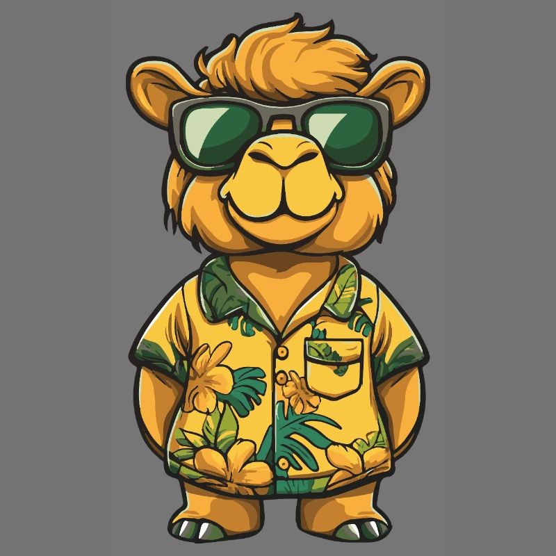 Kamel Comic Cool Sommer