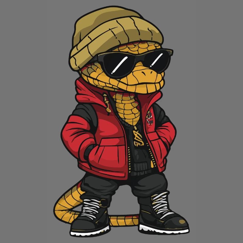 Snake Cobra Winter Comic