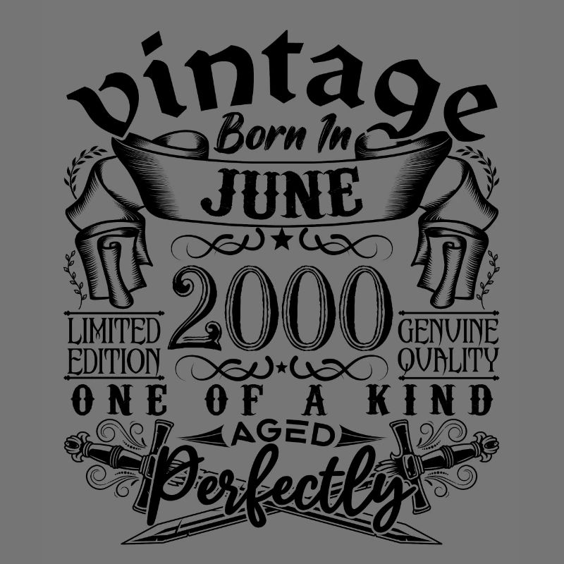 Geburtstag 2000 Juni 2000! geboren im Juni 2000