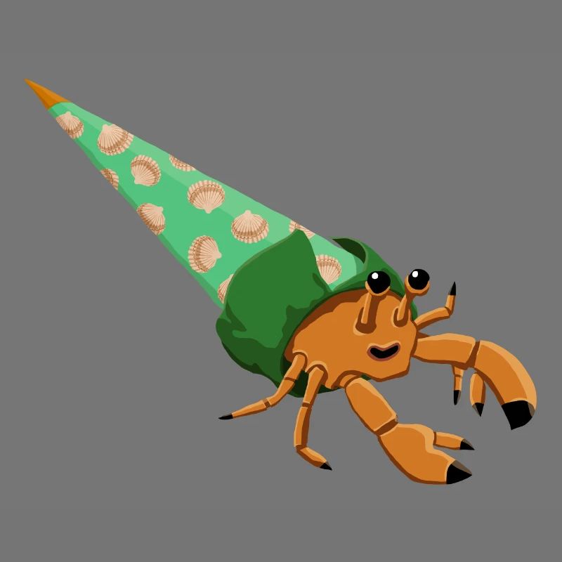 Hermit Crab School Cone