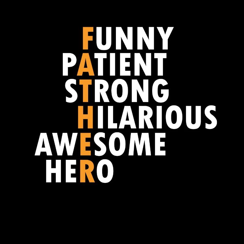 Father Father Character Proud Daddy Values Gift