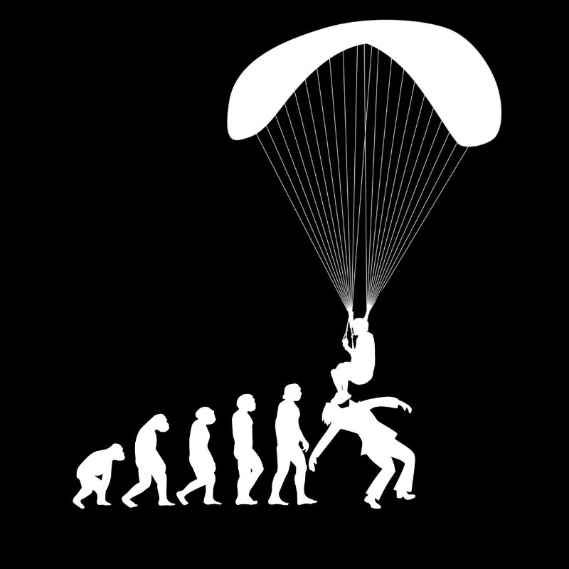 Evolution Paragliding Paraglider Gleitschirm Shirt