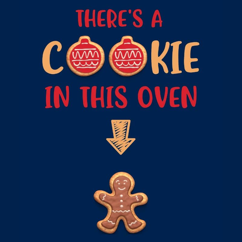 Cookie bébé annonce de grossesse de Noël