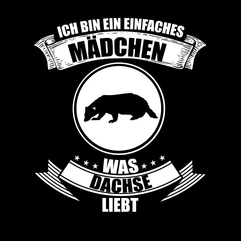 Dachs Mädchen Liebe Geschenk