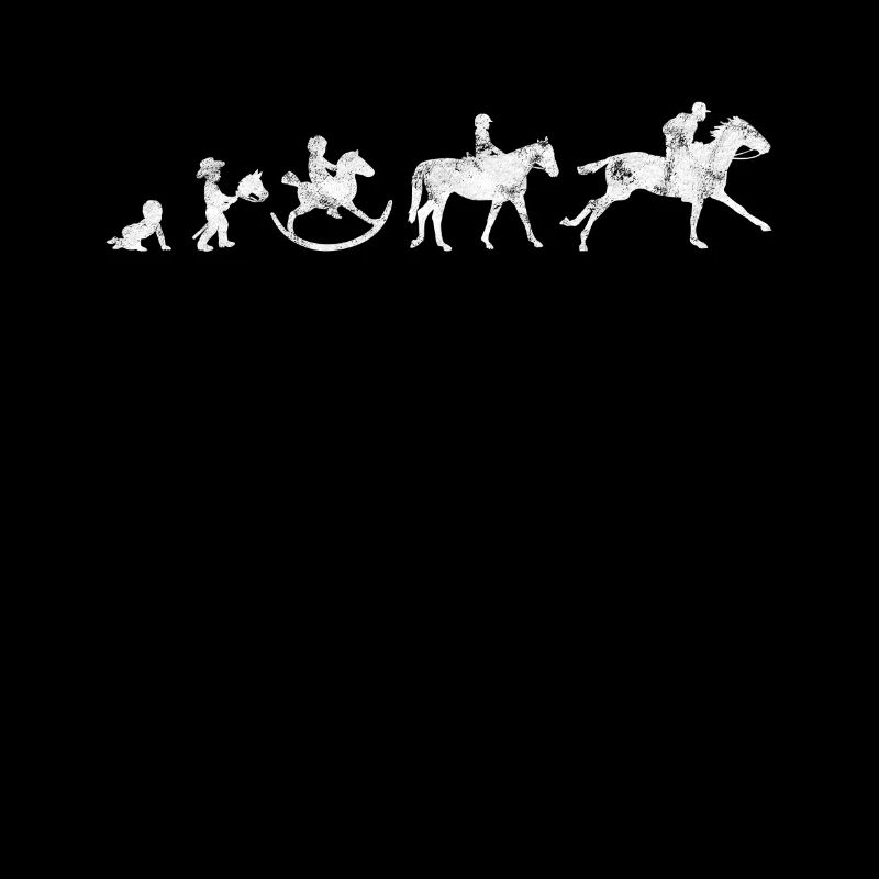 Reiter & Reiterin Evolution Vintage Geschenk