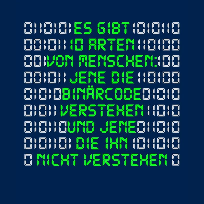 Informatikerer Programmierer Binärcode Nerd