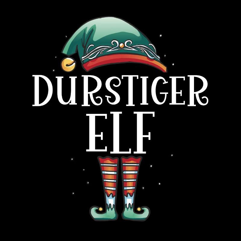 Weihnachten Partnerkostüm Durstige Elf Elfe Elfen