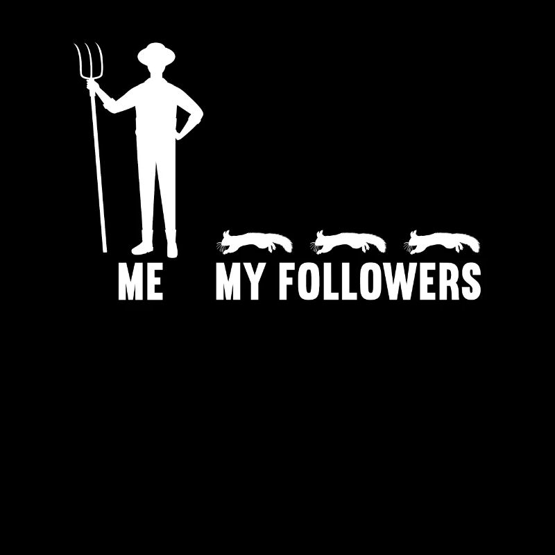 Moi et mes disciples hommes écureuils