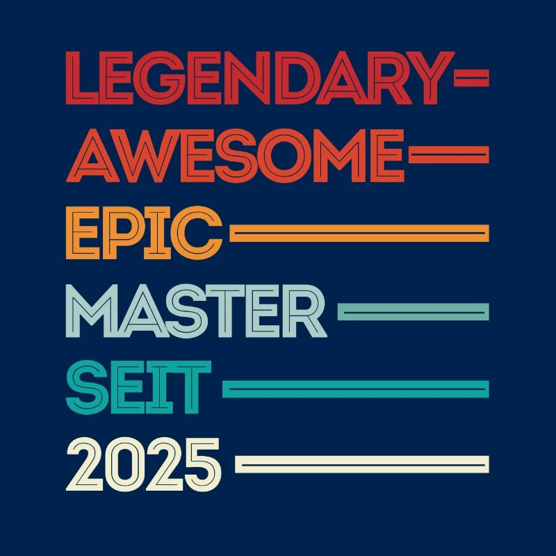 Master 2025 Abschluss Geschenk Studium Absolvent