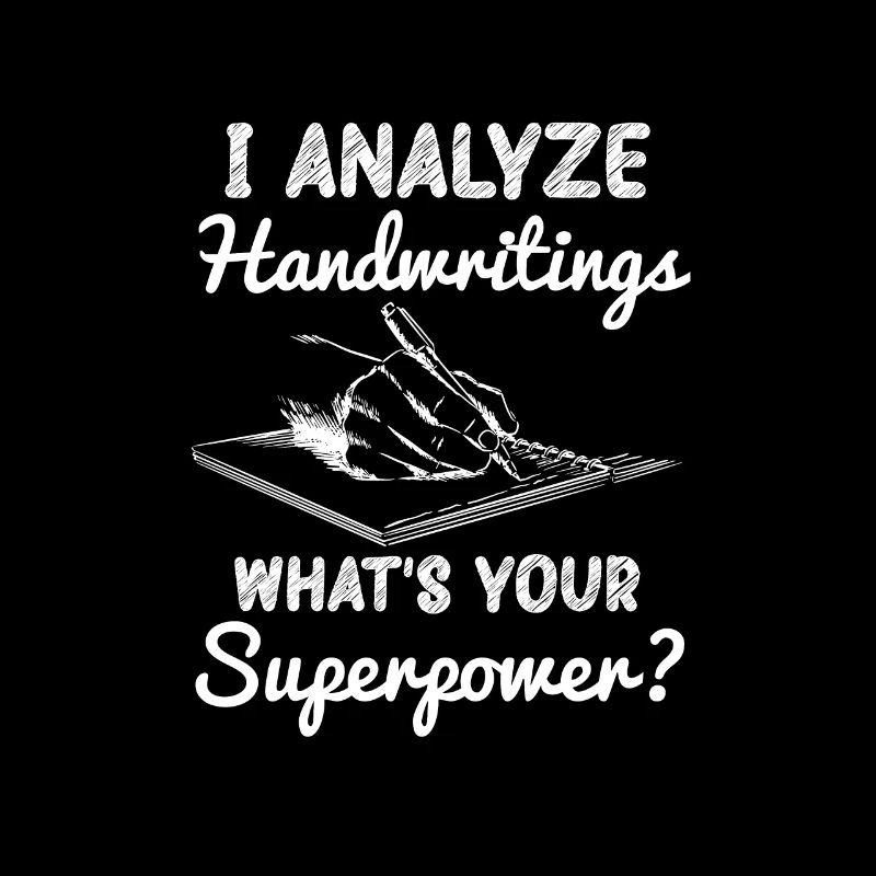 I analyze reading handwriting