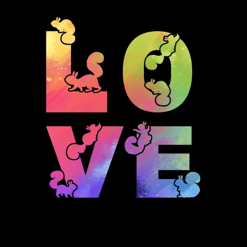 Eichhörnchen Love Squirrels Nettes Eichhörnchen