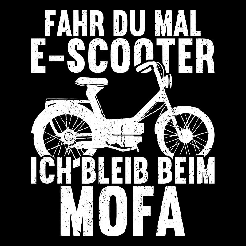 Mofa Moped Rollerfahrer