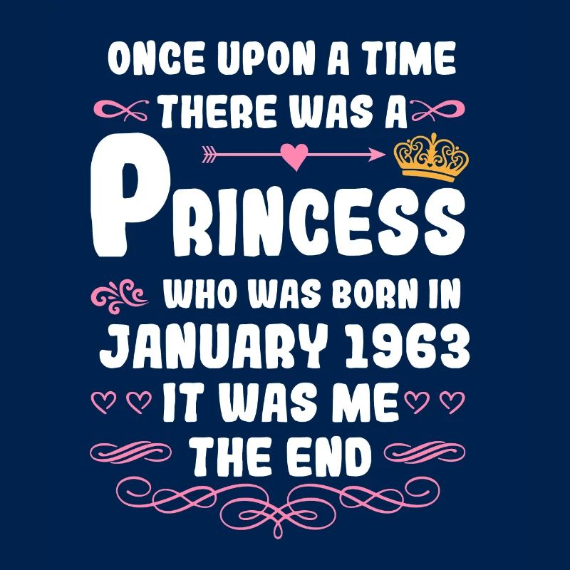 Es war einmal eine Prinzessin. Januar 1963 Geburts