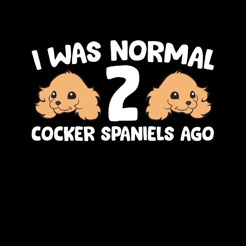 Cocker Spaniel Dog I était normal avant 2 Cocker