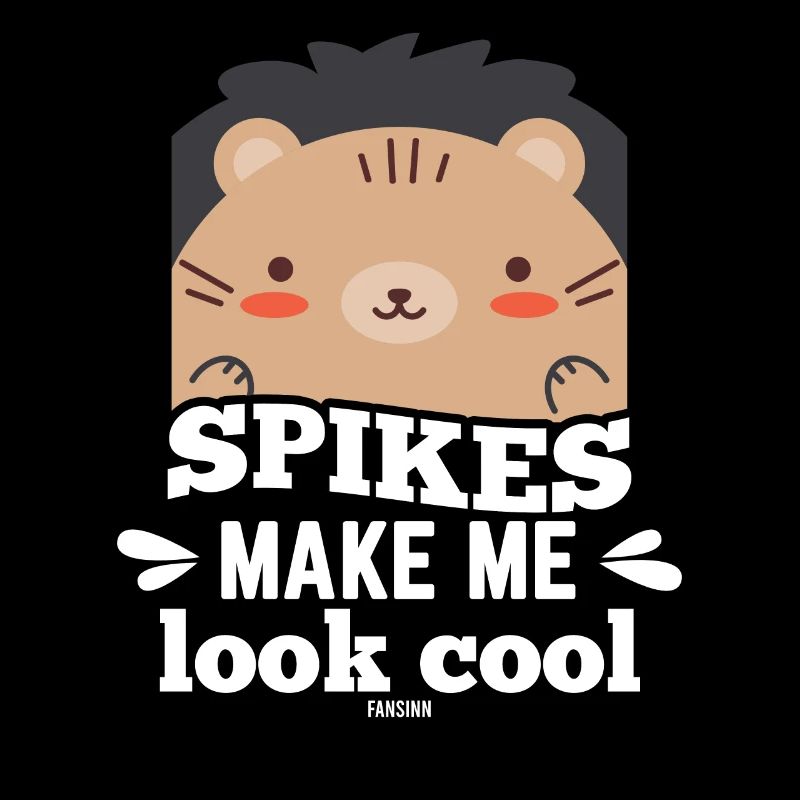 Mignon bébé hérisson dans la forêt cadeau