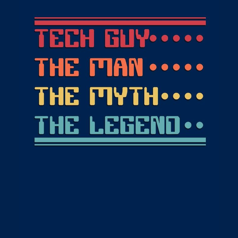 Tech Guy Man Myth Legend IT Operations Admin