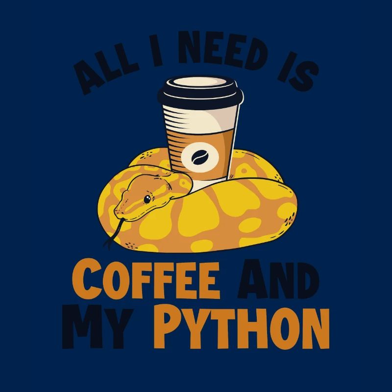Café et Python Python Snake Banana Ball