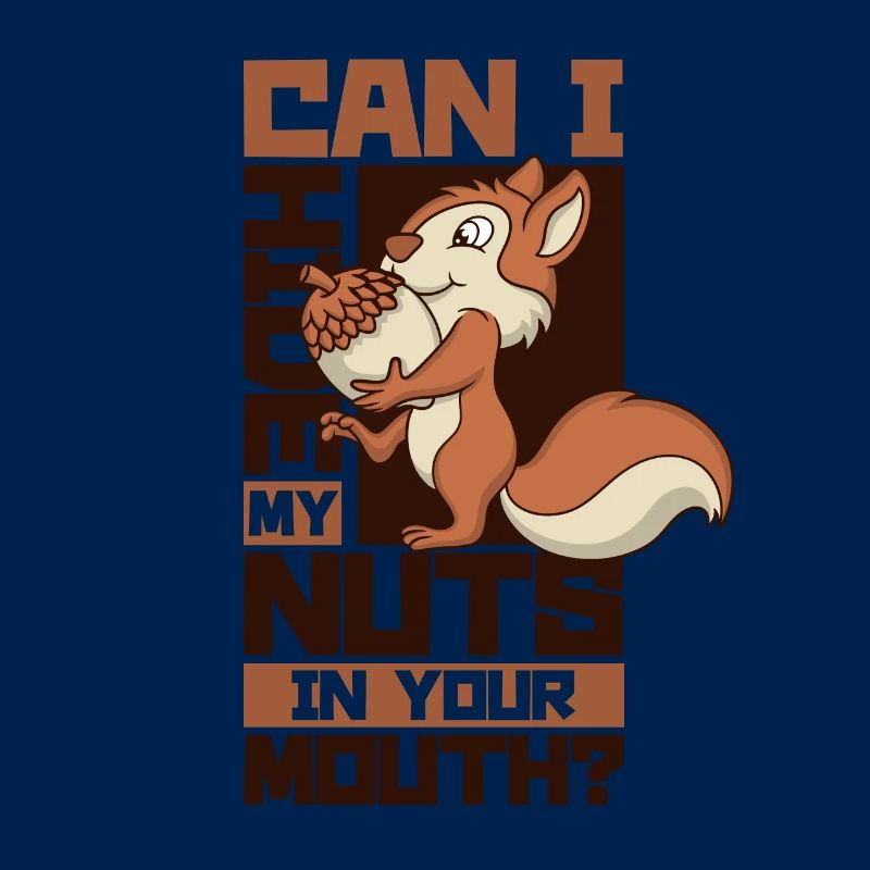 Cache mes noix dans ta bouche écureuil Eichhörnchen